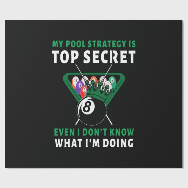 My Pool Strategy Is Even Wrapping Paper (Flat)