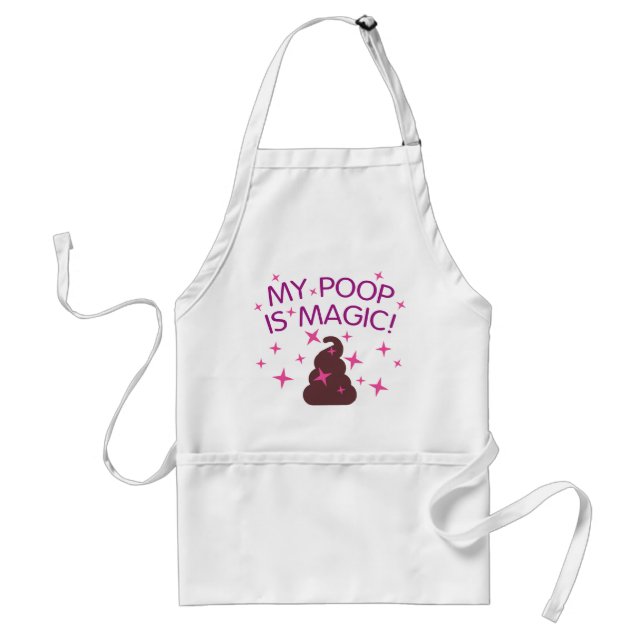 My Poop Is Magic Standard Apron (Front)