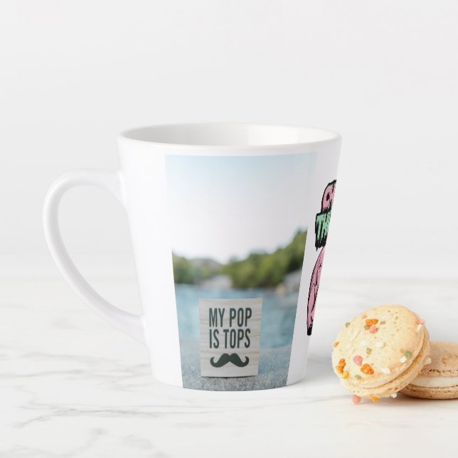 My Pop is Tops Chills & Thrills Latte Mug (In Situ)