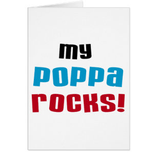 My Poppa Rocks Tshirts and Gifts