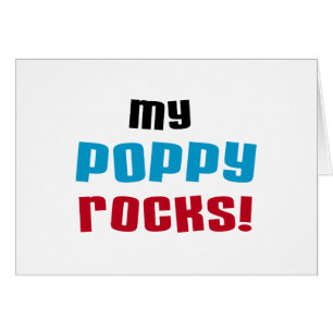 My Poppy Rocks T-shirts and Gifts