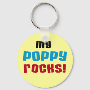 My Poppy Rocks T-shirts and Gifts Key Ring