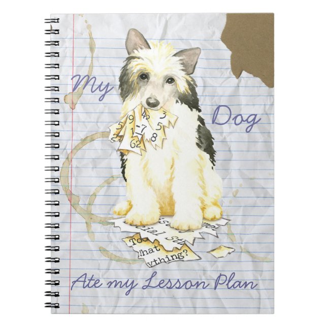 My Powderpuff Ate My Lesson Plan Notebook (Front)