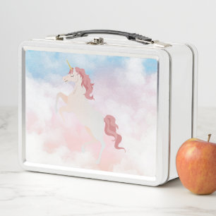 My prancing unicorn metal lunch box