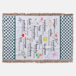 My Prayer For You Throw Blanket