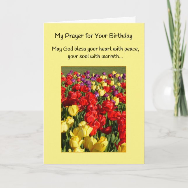 My Prayer for Your Birthday Card (Front)