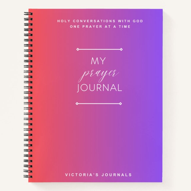 My Prayer Journal (Front)