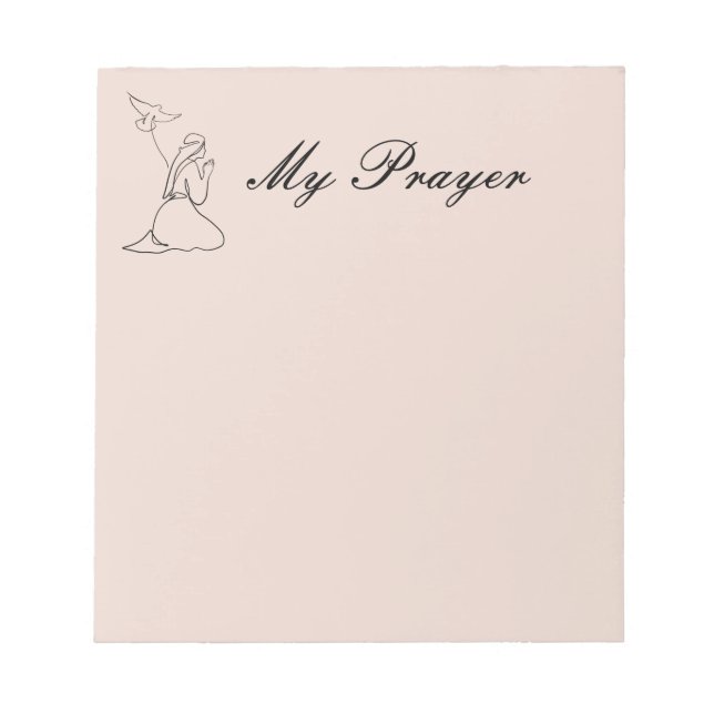 My Prayer Note Tab Sticky Note (Front)