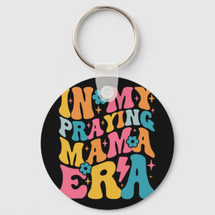 My Praying Mama Era Christian Jesus Mummy Mum Moth Key Ring