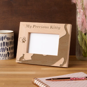 My Precious Kitty  Etched Frames