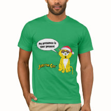 My Presence is your Present-Jerry The Cat Shirt
