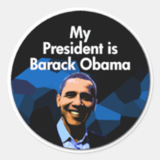 My President Classic Round Sticker