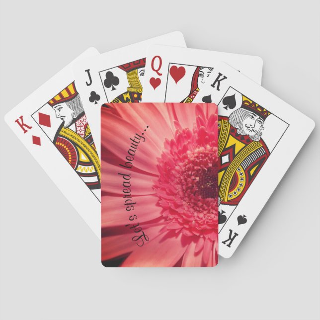 My pretty 1 - Let's spread beauty Playing Cards (Back)