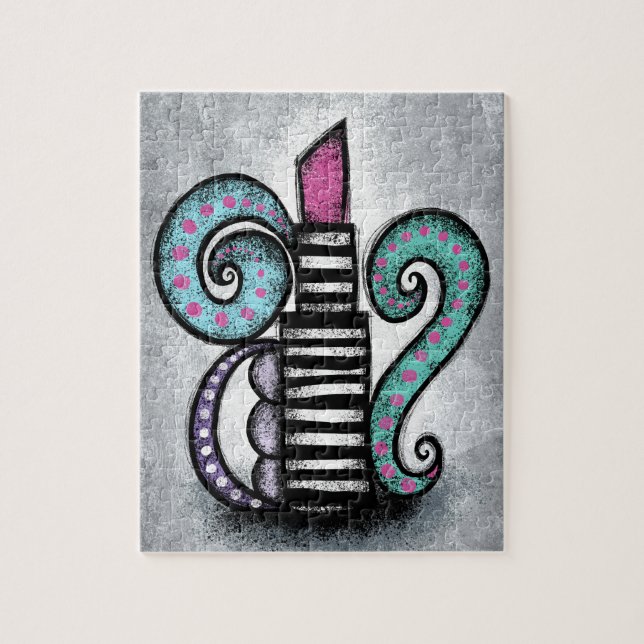 My Pretty Pink Lipstick Jigsaw Puzzle (Vertical)