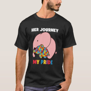 My Pride Mother Daughter Autistic Girls Autism Awa T-Shirt