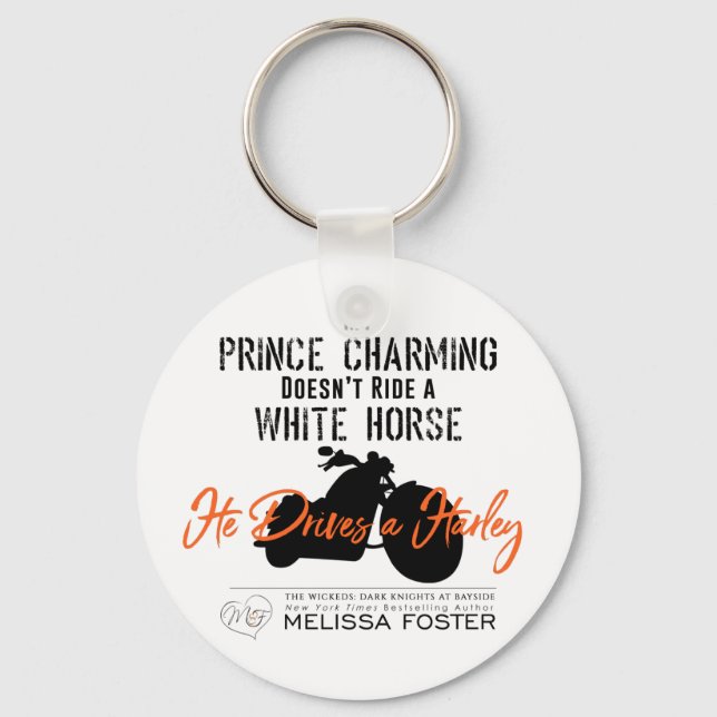 My Prince Charming, A Little Bit Wicked Keychain (Front)