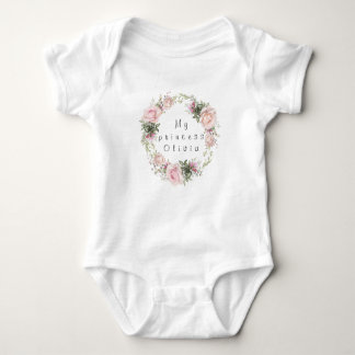My princess Olivia Baby Bodysuit