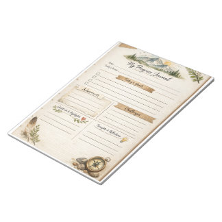 My Progress Journal Printable | Daily Reflection Notepad
