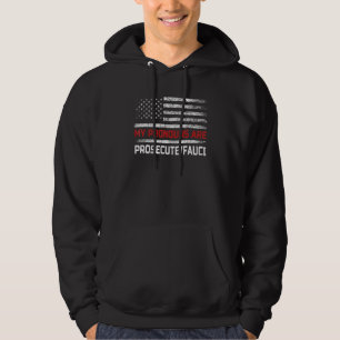My Pronouns Are Prosecute Fauci US Flag Funny Poli Hoodie