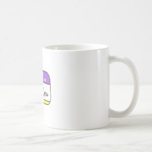 My Pronouns Are They Them Gender Nonbinary Pride L Coffee Mug