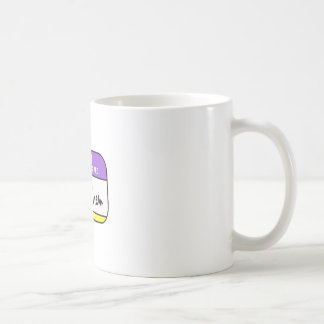 My Pronouns Are They Them Gender Nonbinary Pride L Coffee Mug