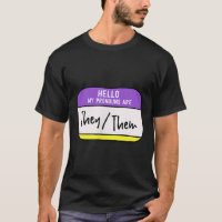 My Pronouns Are They Them Gender Nonbinary Pride L