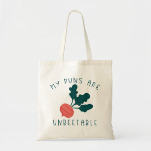 My Puns Are Unbeetable Tote Bag