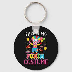 My Purim Costume Mardi Gras Clown Funny Parades Pa Key Ring