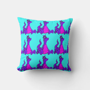 My Purple Dragon American MoJo Pillow