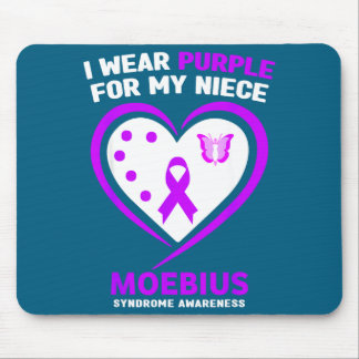 My Purple Niece Moebius Syndrome Awareness Mouse Pad