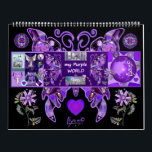 "My purple world" by Llyne F Calendar<br><div class="desc">K-pop Fan art in 💜 PURPLE 💜: 12 of the 17 designs of my Purple World Collection : "A purple paradise", "Purple Soul", "B&W purple hearts beating", "Purple Sun Fairy", "Violets in a moon jar", "Flower in the desert", "Purple Moon Child", "Purple Ocean mermaid", "NEON & purple hearts beating", "Purple...</div>