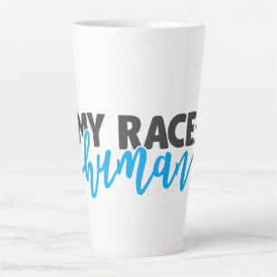 My Race: Human  Latte Mug
