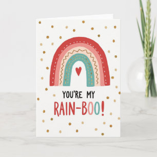 My Rain Boo Rainbow Love Card