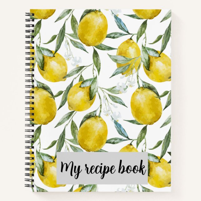 My Recipe Book Lemons (Front)