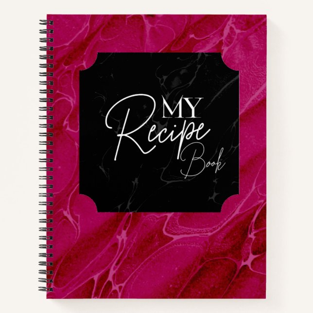 My Recipe Book With Texture Theme (Front)