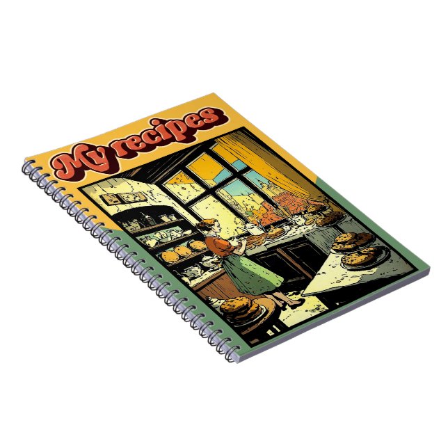 My recipes retro notebook (Right Side)