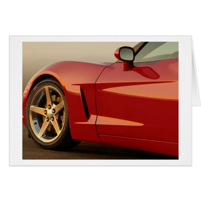 My Red Corvette (Front Horizontal)