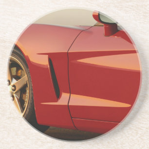 My Red Corvette Coaster