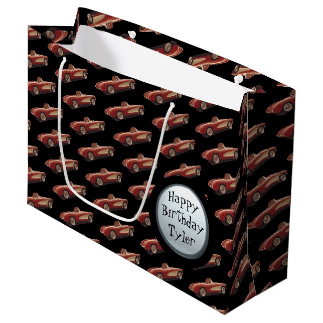 My Red Corvette Gift Bag (Front Angled)