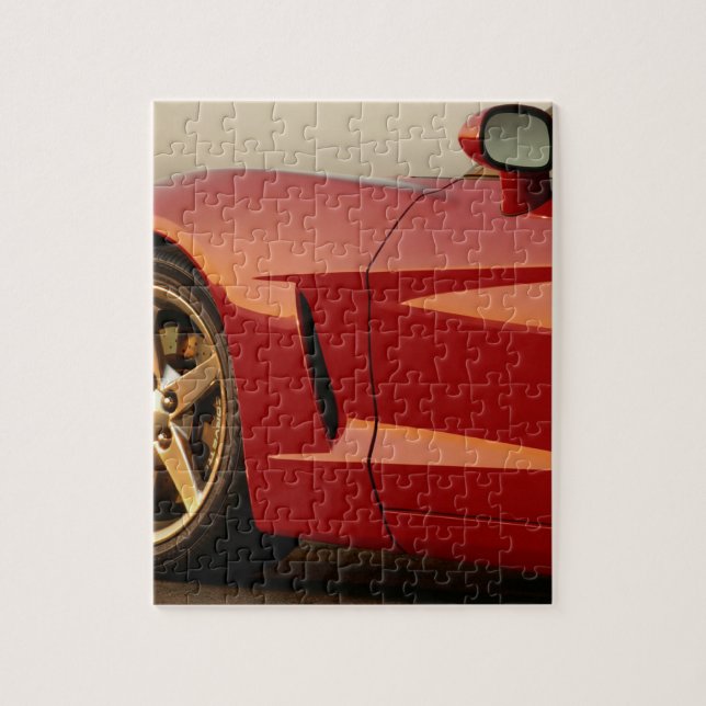 My Red Corvette Jigsaw Puzzle (Vertical)