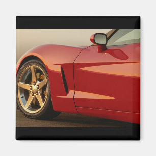 My Red Corvette Magnet