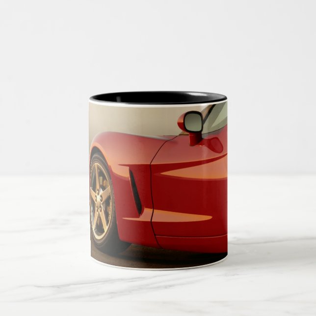 My Red Corvette Two-Tone Coffee Mug (Center)