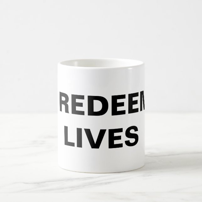 "My Redeemer Lives" Classic Mug (Center)
