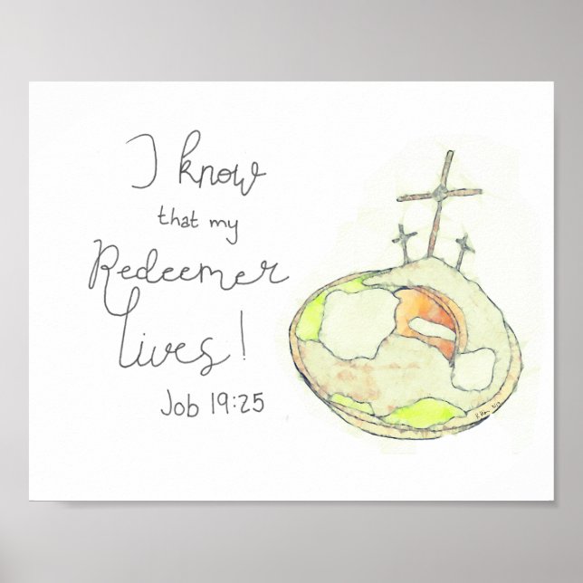 My Redeemer Lives Poster (Front)