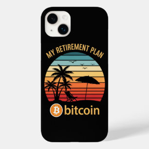 My Retirement Plan Bitcoin Beach Sunset Case-Mate iPhone 14 Plus Case