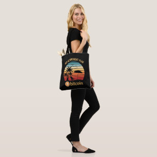 My Retirement Plan Bitcoin Beach Sunset Tote Bag