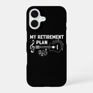 My Retirement Plan Guitar Funny Musicians iPhone 16 Case