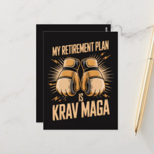 My Retirement Plan Is Krav Maga Postcard