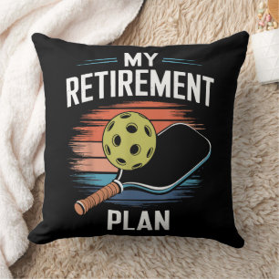 My Retirement Plan Pickleball Player Cushion