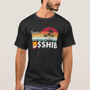 My Retirement Plan $SHIB , Retro Shiba Inu Coin Cr T-Shirt